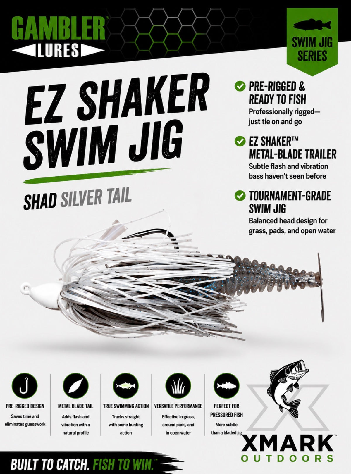 Gambler EZ Shaker Swim Jig