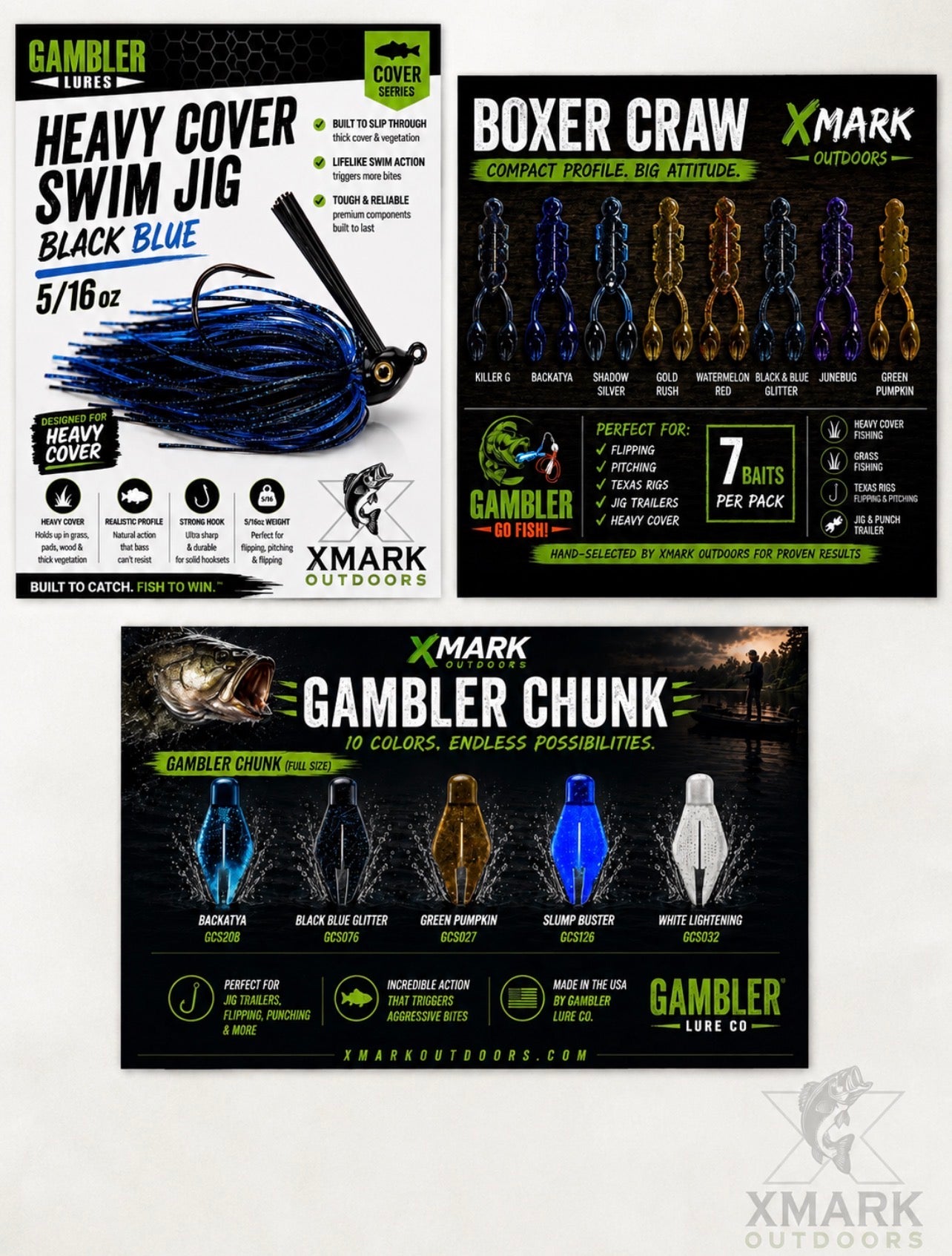 Heavy Cover Craw Kit (5/16 oz Jig)