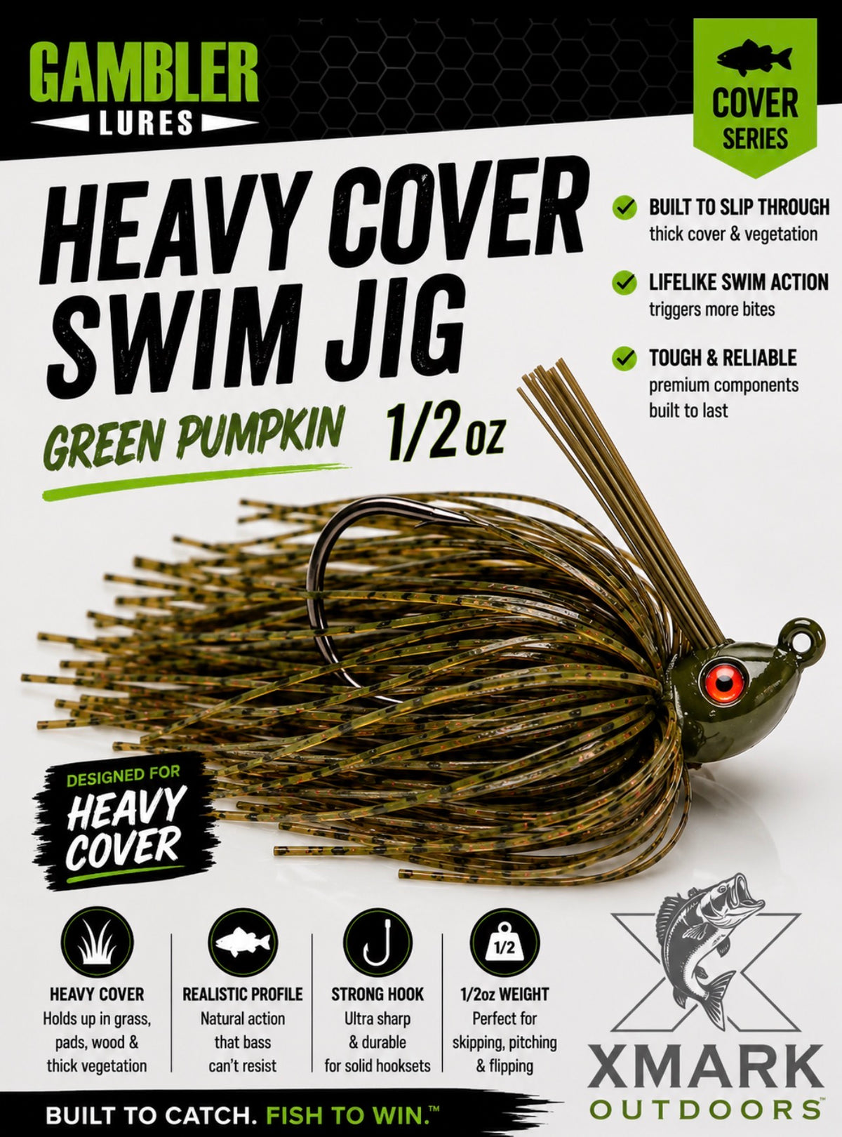 Gambler Heavy Cover Swim Jig