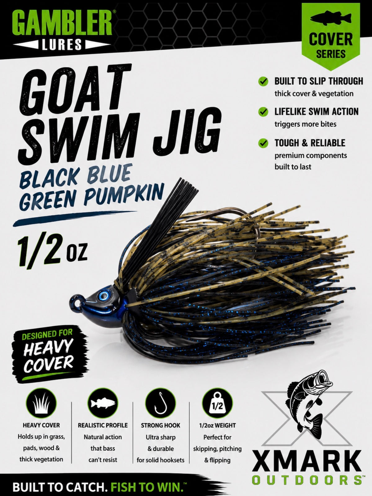 Gambler GOAT Swim Jig
