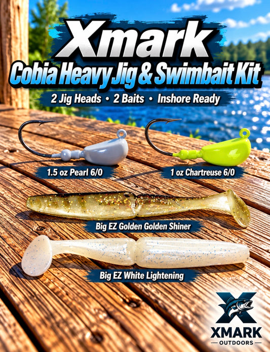Xmark Cobia Heavy Jig & Swimbait Kit – 4 Packs