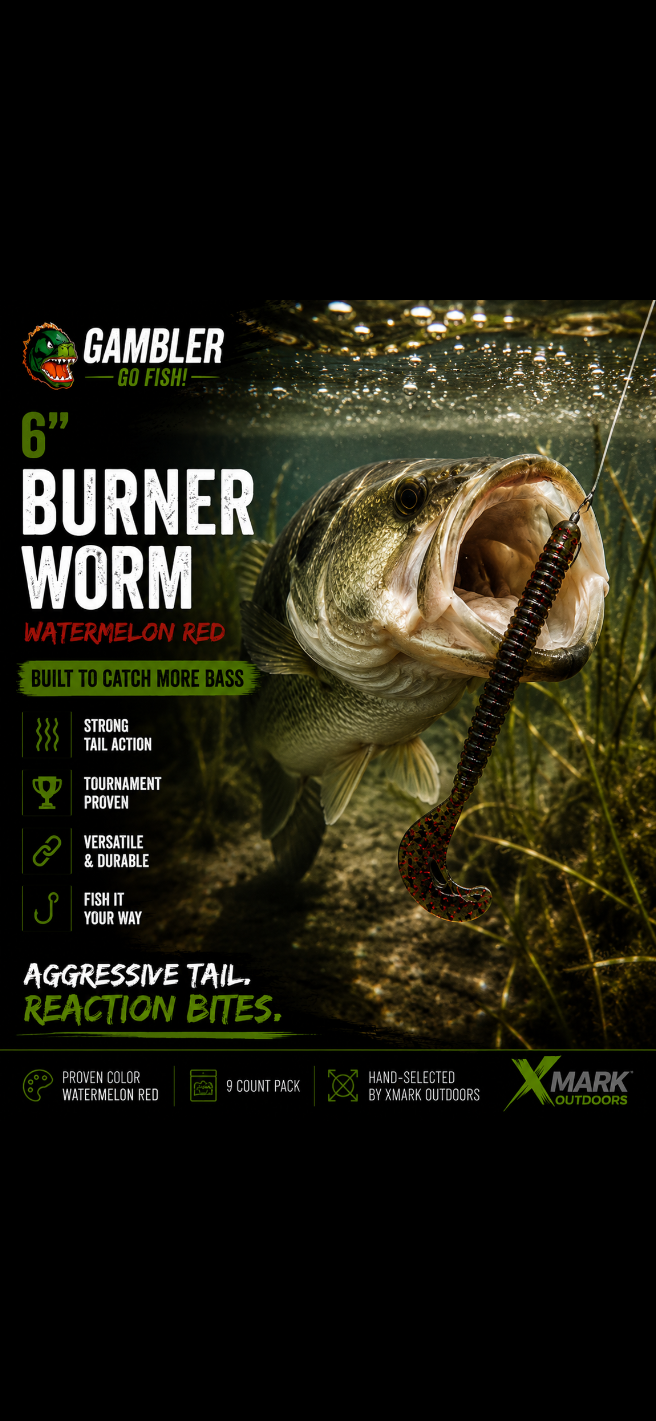 Gambler 6” Burner Worm