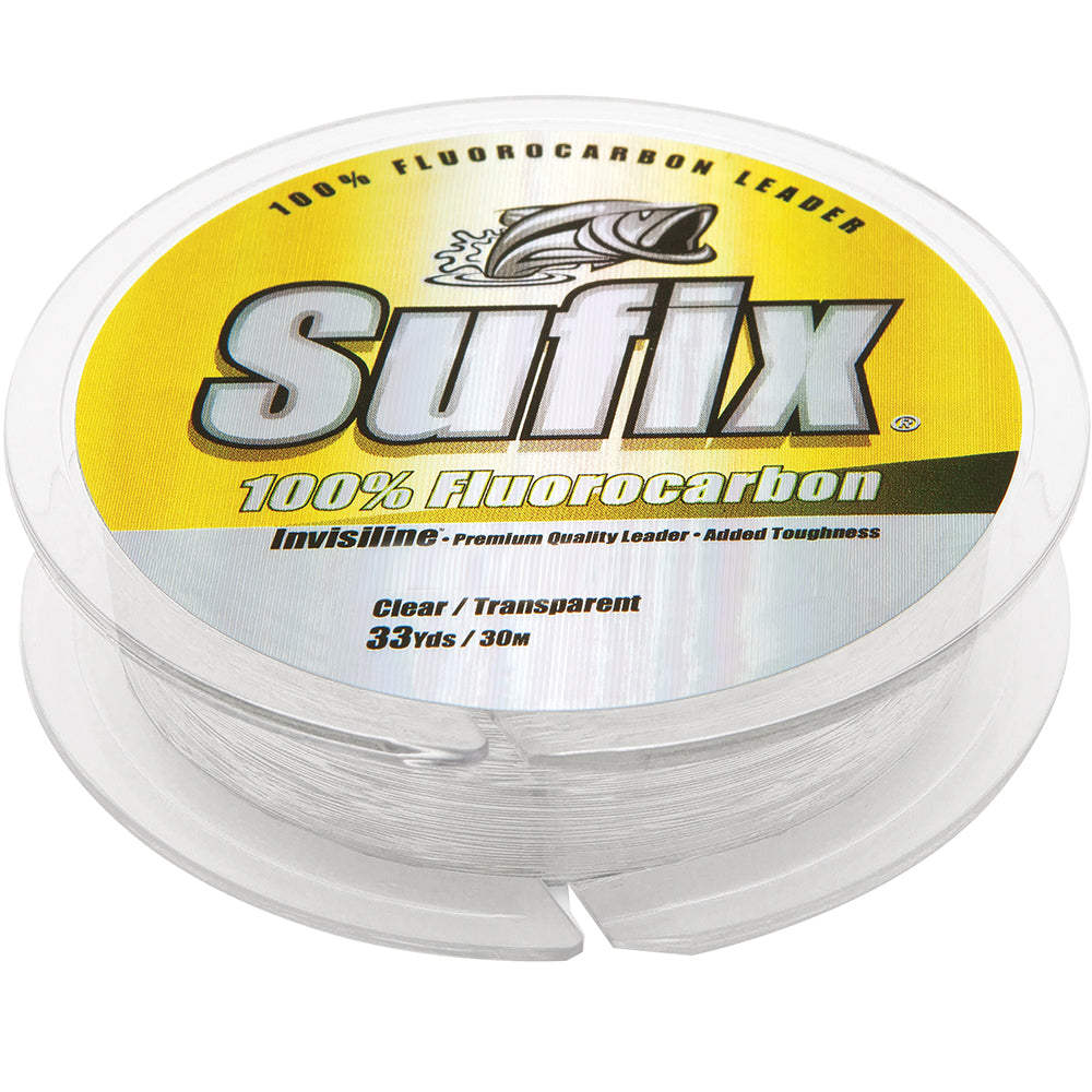 Sufix 100 Fluorocarbon Invisiline Leader  60lb  33yds 683060