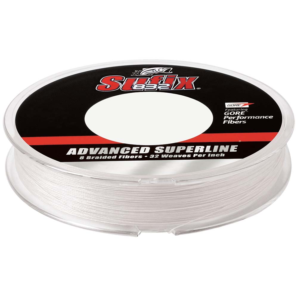 Sufix 832 Advanced Superline Braid  15lb  Ghost  300 yds 660115GH