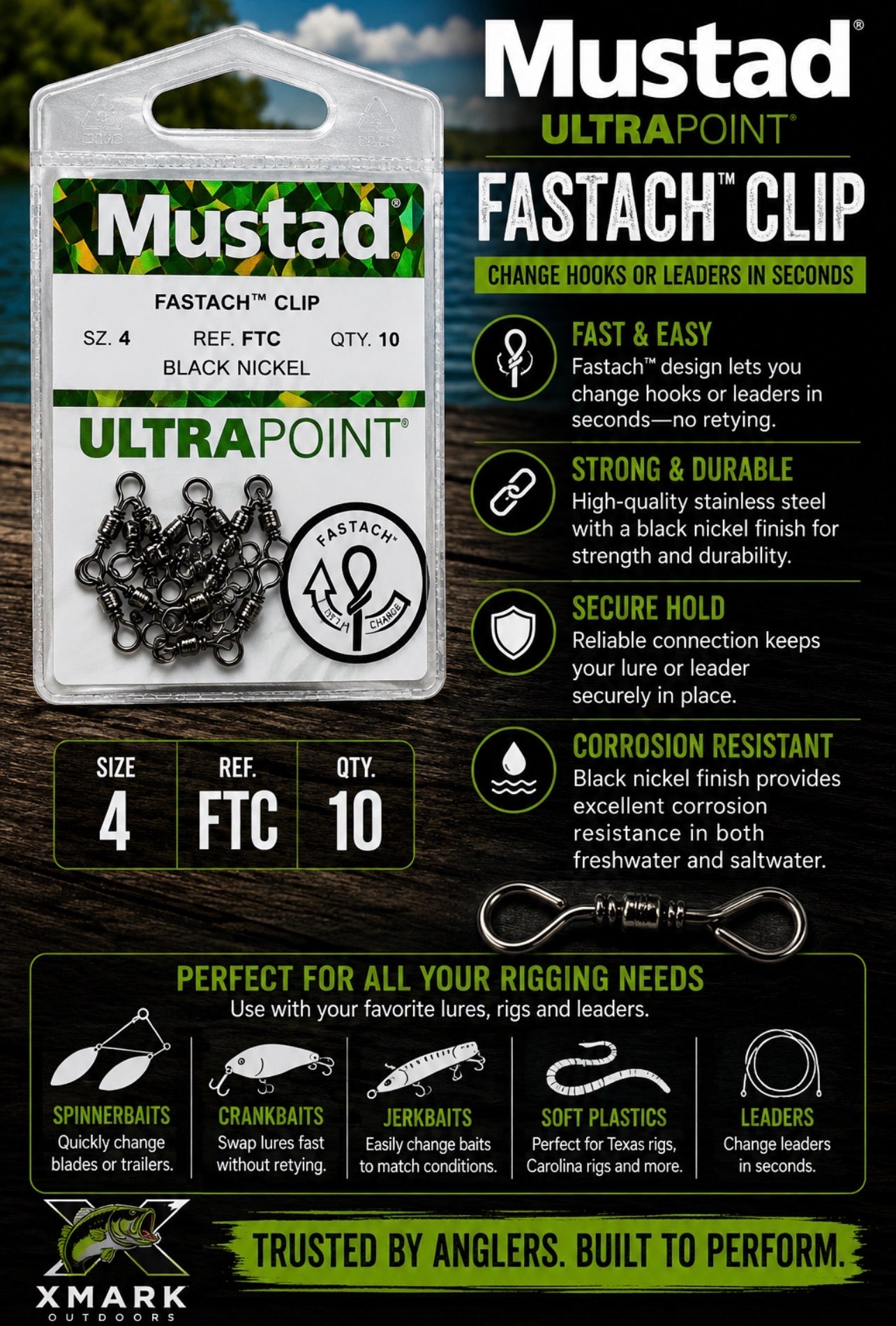 Mustad Fastach Clip