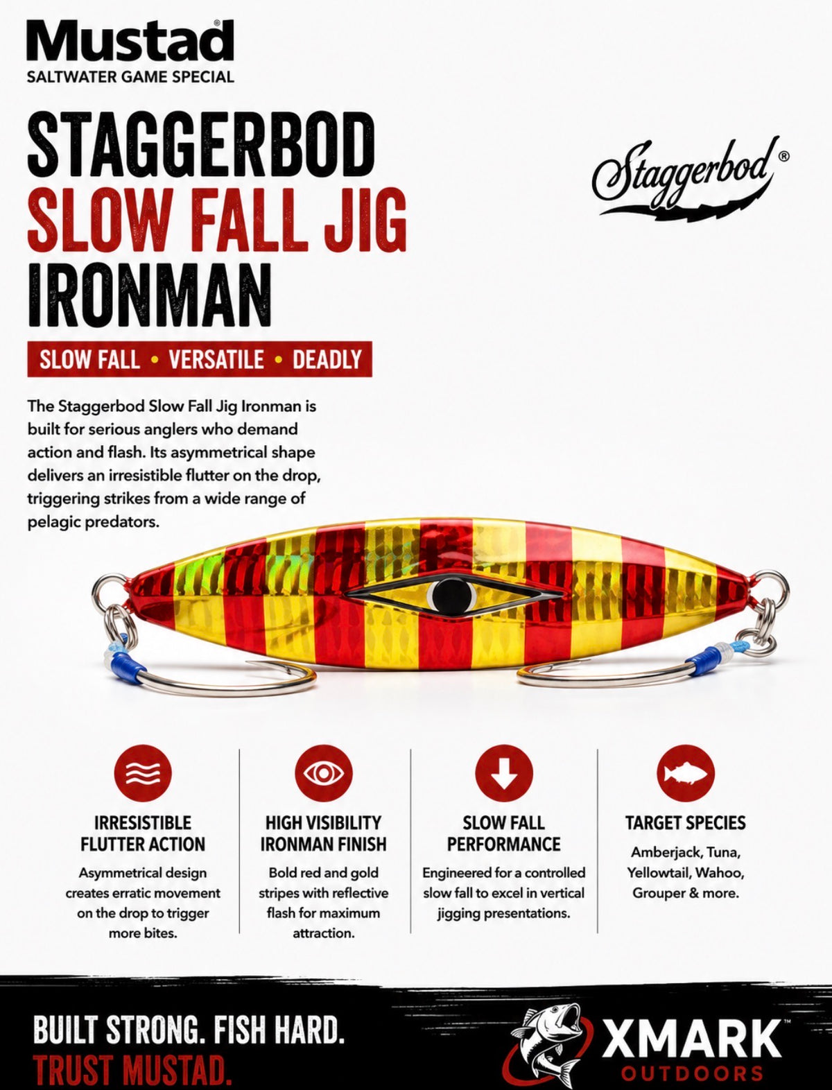Mustad Staggerbod Slow Fall Jig