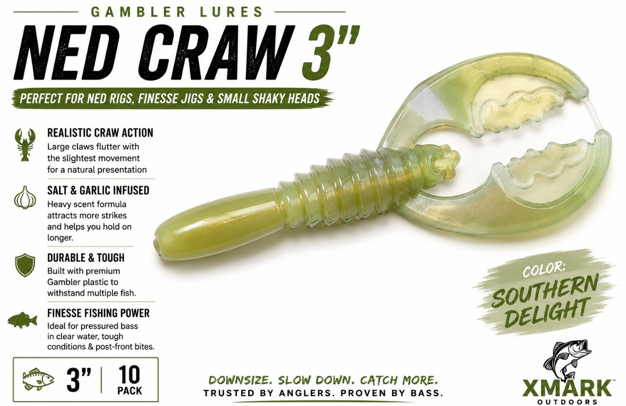 Gambler Ned Craw 3" (10 Pack)