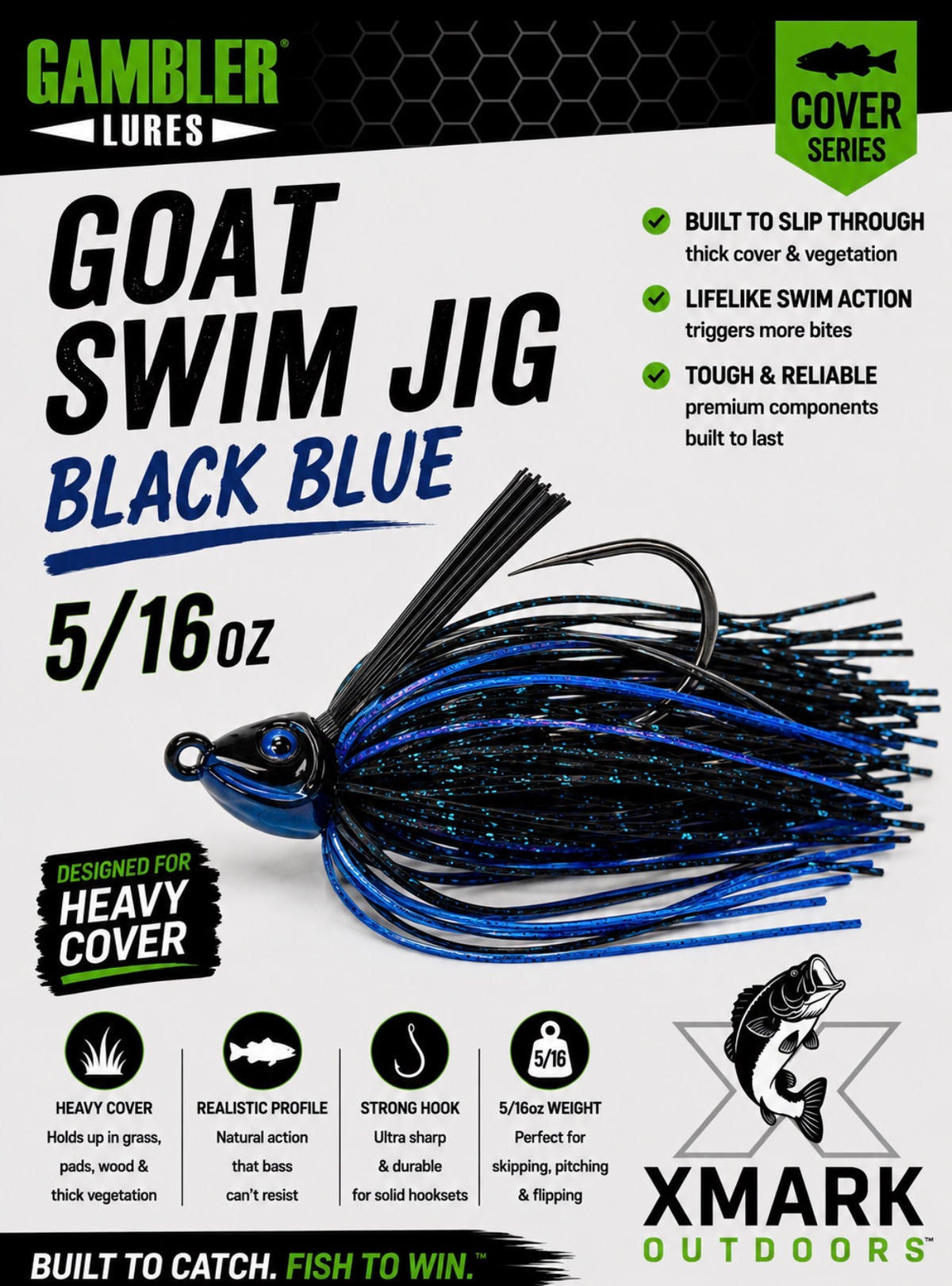 Gambler GOAT Swim Jig