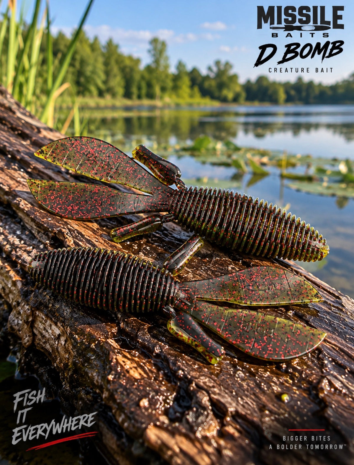 Missile Baits D Bomb 4.5-Inch Creature Bait - 6 Pack