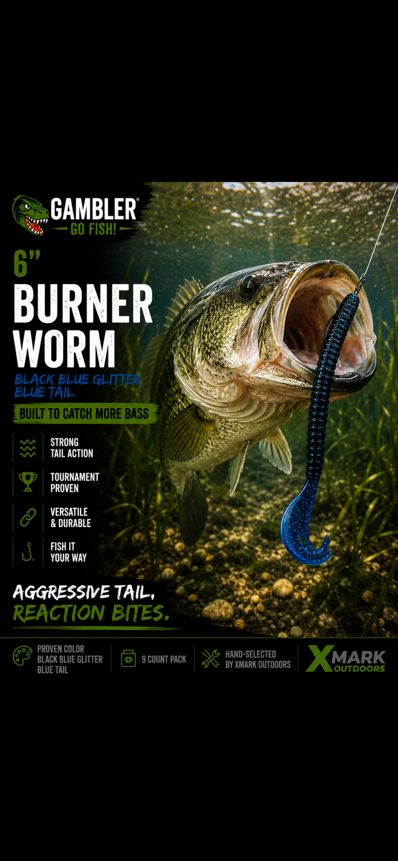 Gambler 6” Burner Worm
