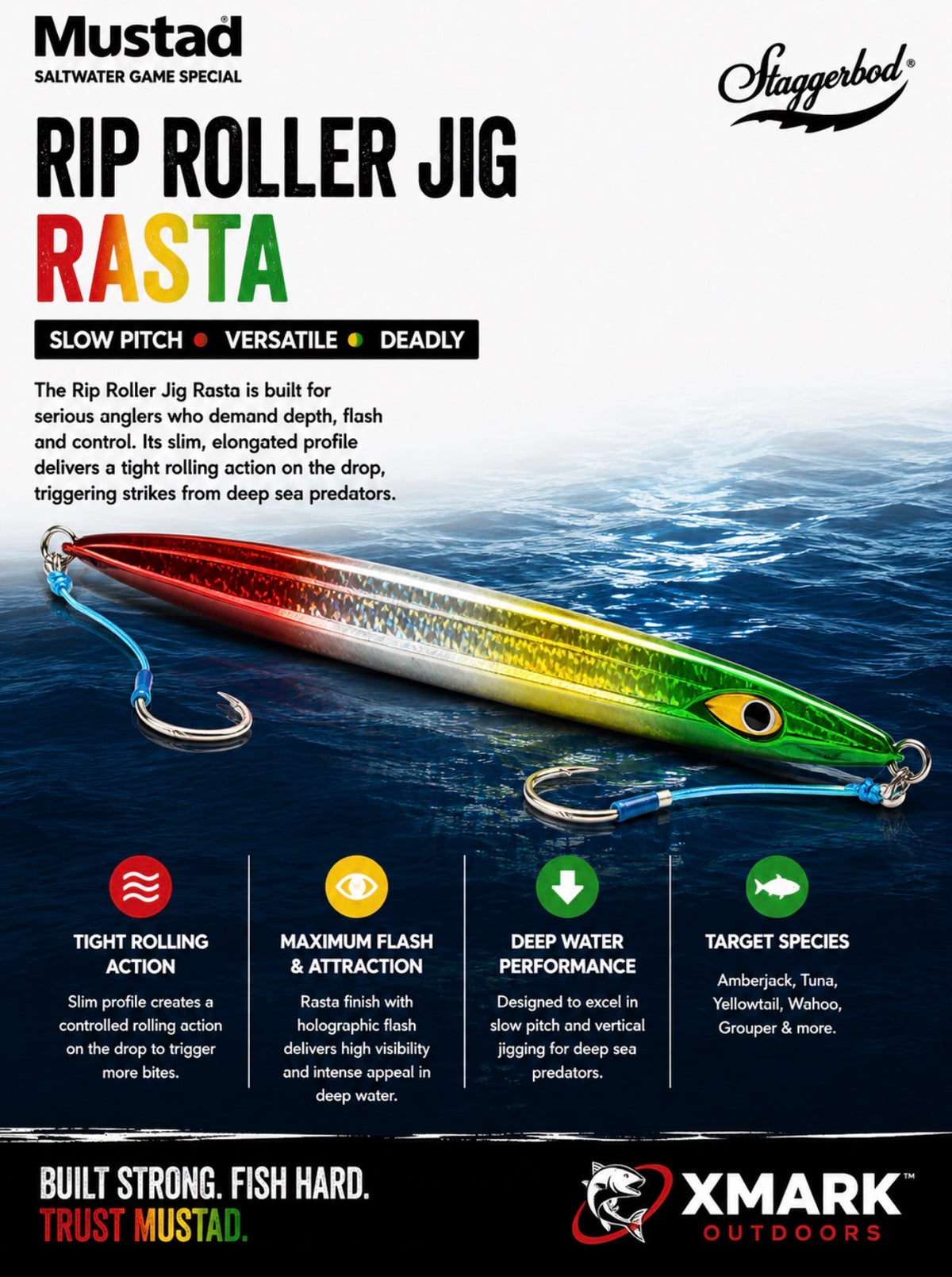 Mustad Rip Roller Slow Fall Jig