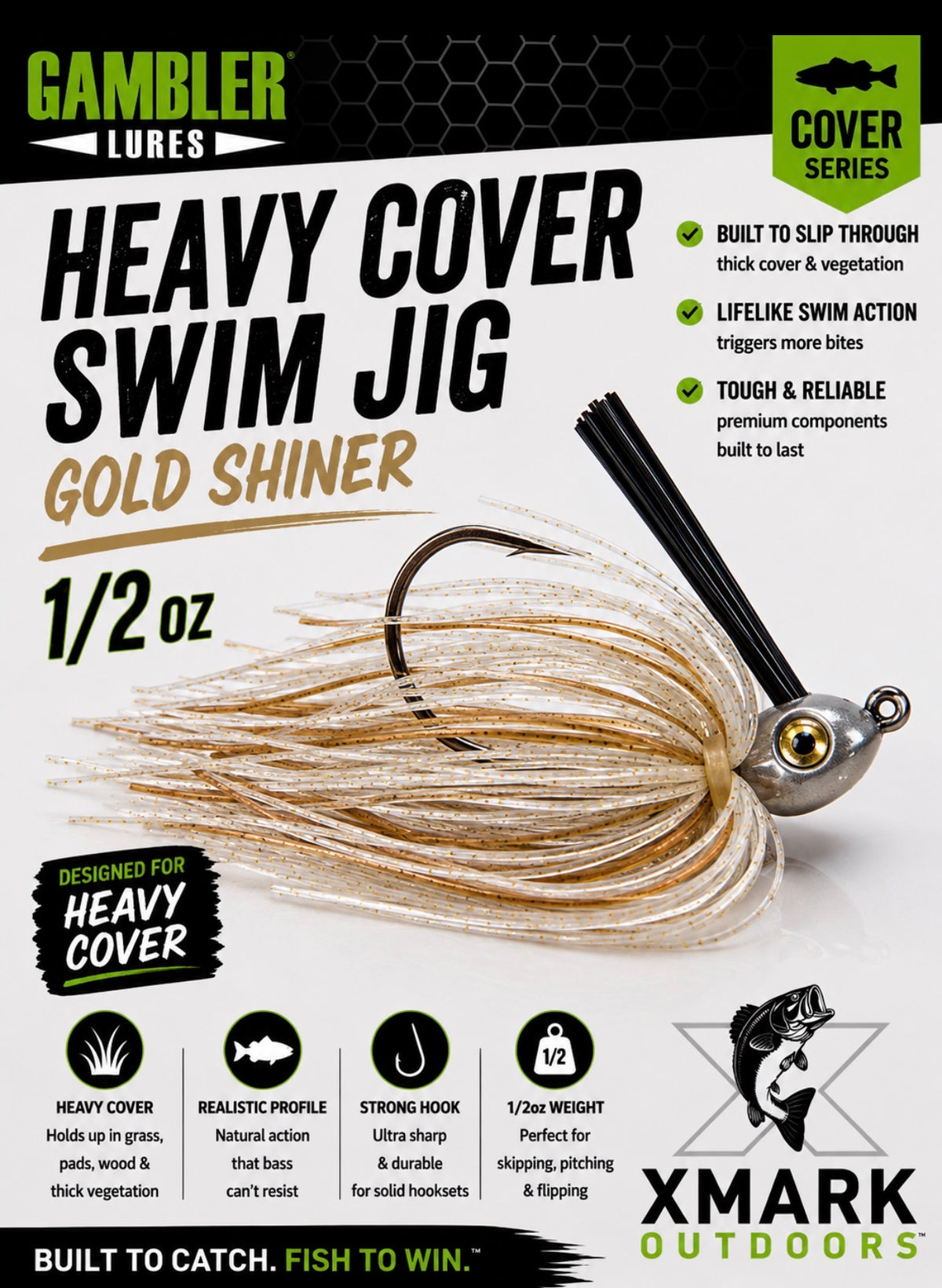 Gambler Heavy Cover Swim Jig
