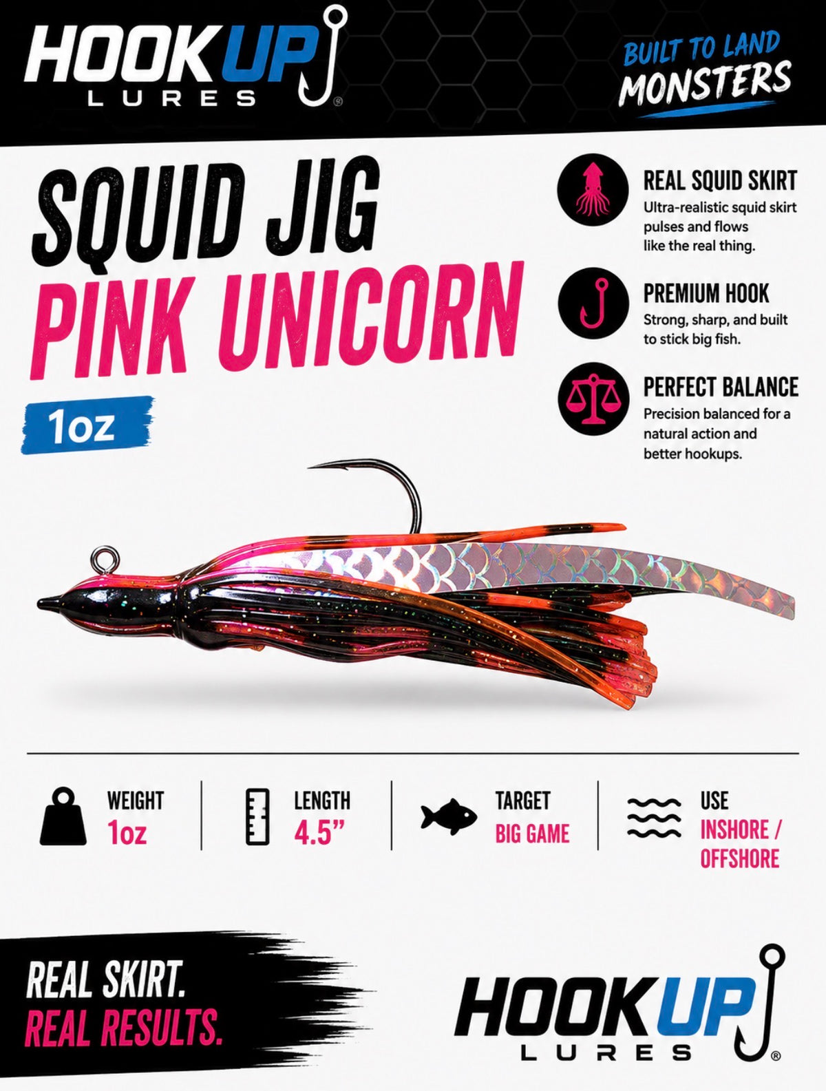 Hookup Lures Squid Jig
