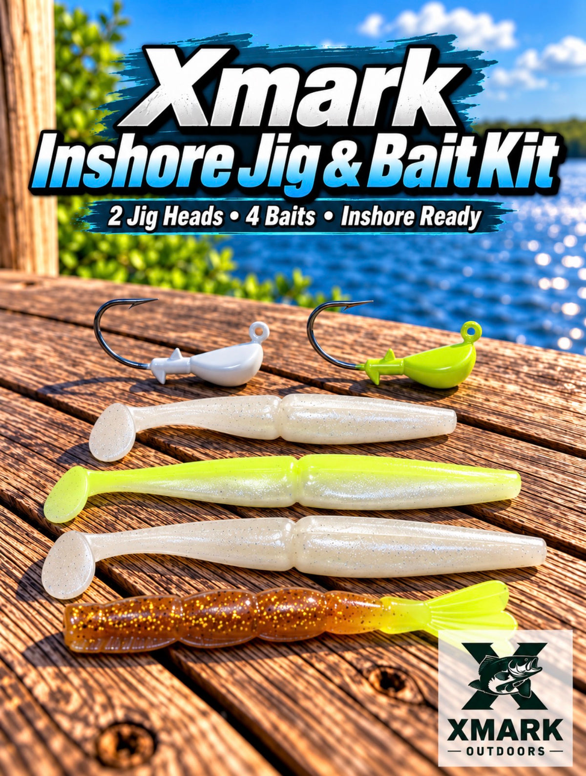Xmark Redfish Inshore Lure Kit – 6 Packs
