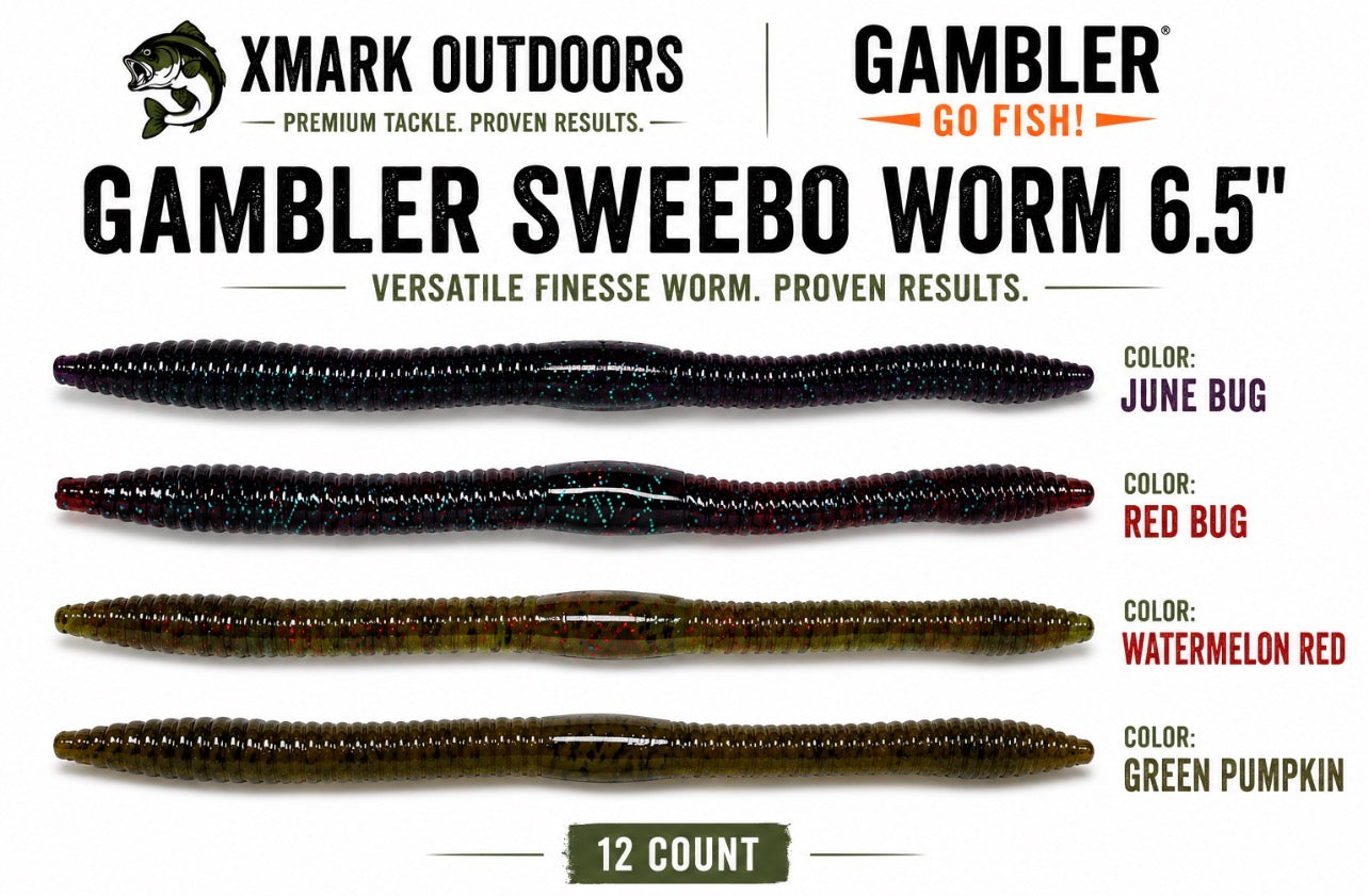 Gambler Sweebo Worm 6.5” (12 pack)