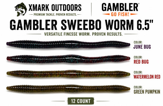 Gambler Sweebo Worm 6.5” (12 pack)