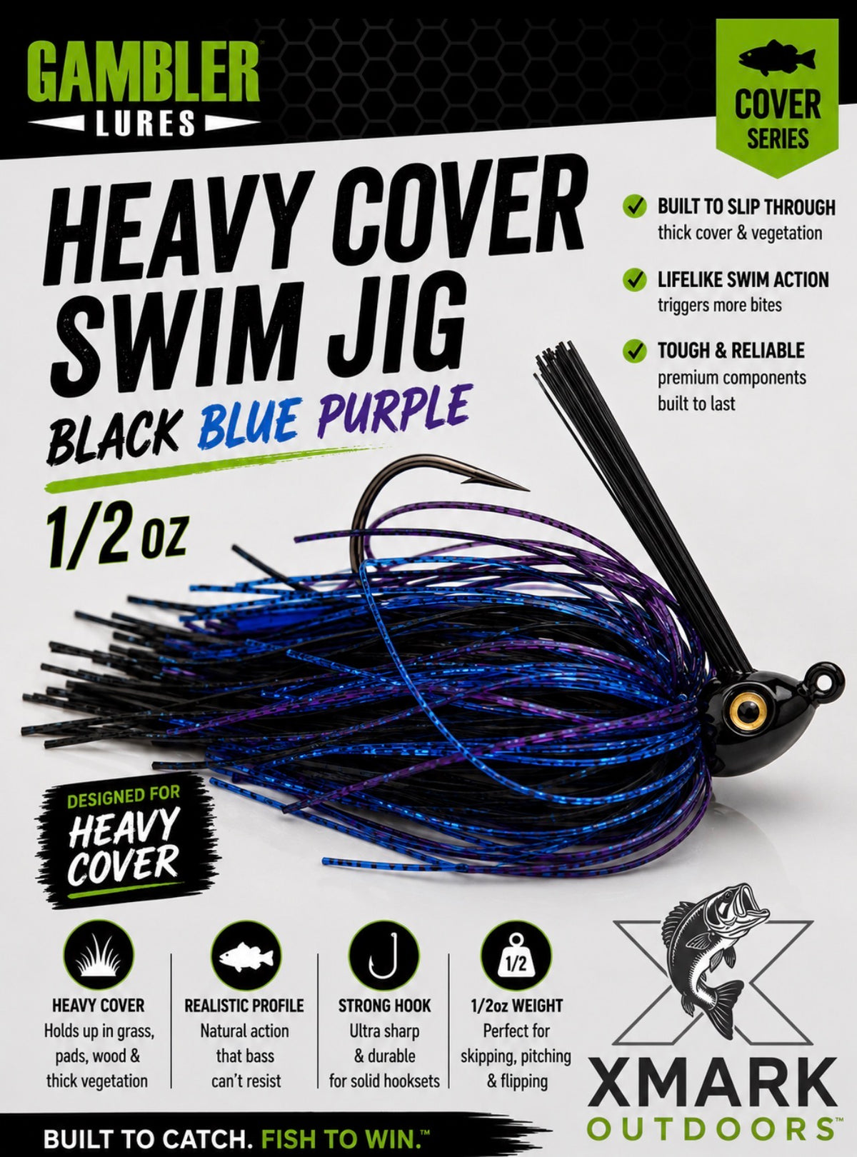 Gambler Heavy Cover Swim Jig