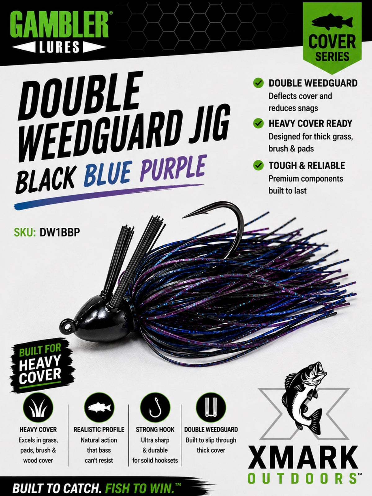 Gambler Double Weedguard Jig