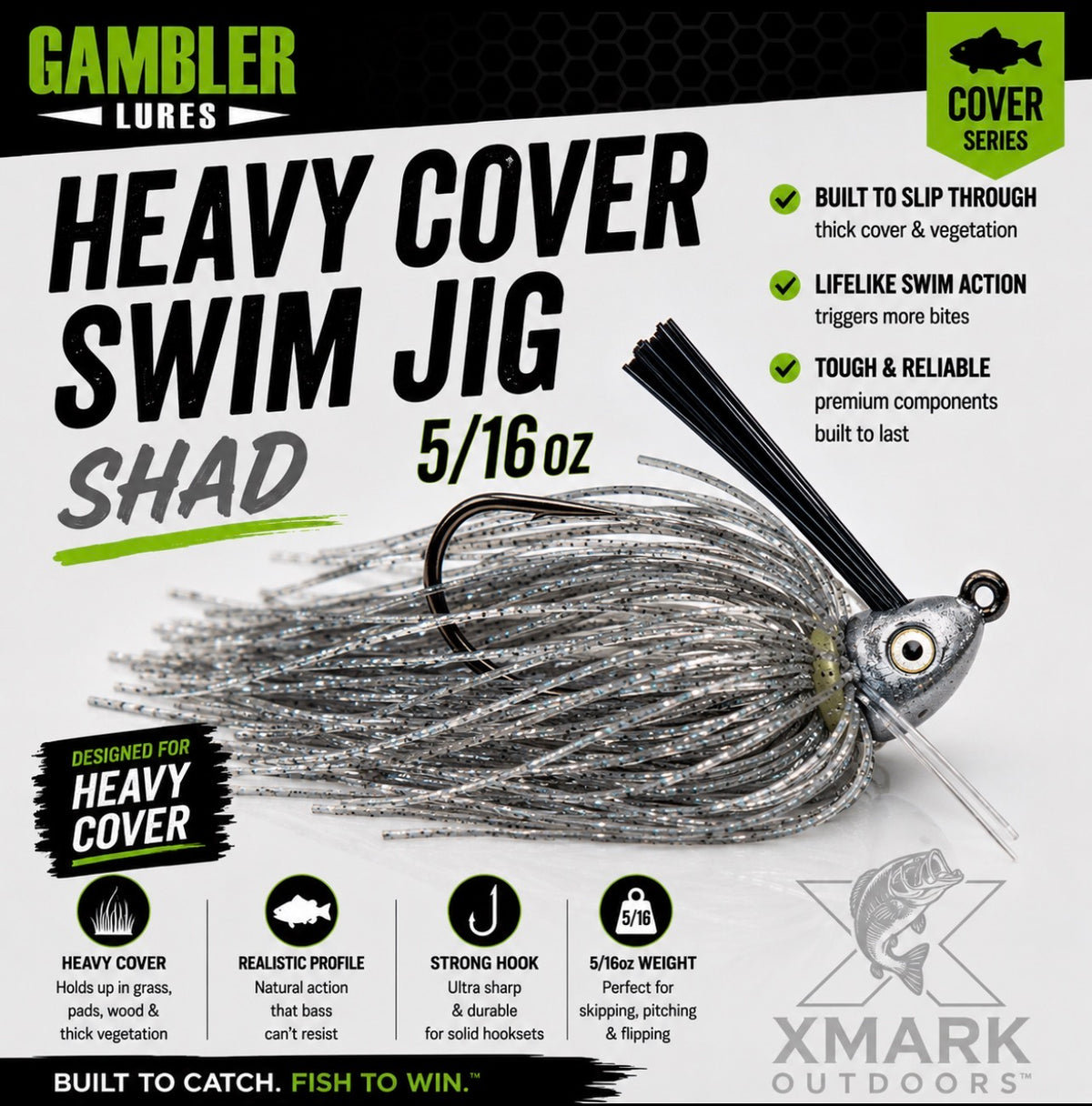 Gambler Heavy Cover Swim Jig