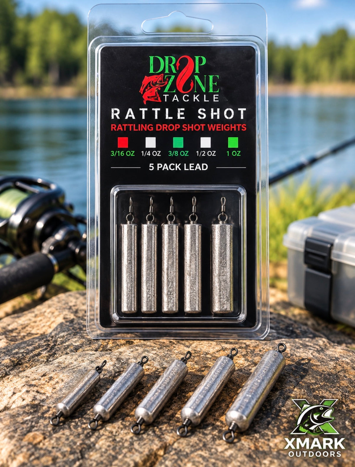 Missile Baits Rattle Shot Drop-Shot Weights