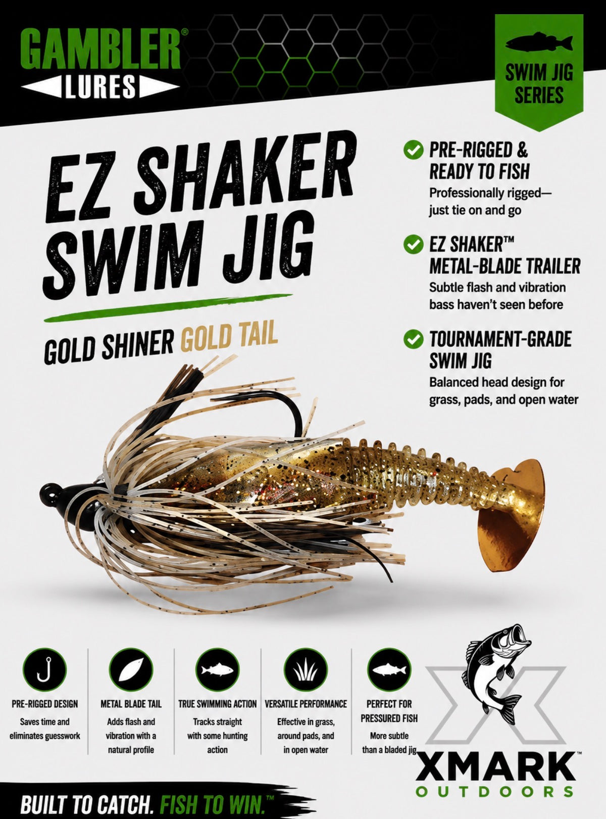 Gambler EZ Shaker Swim Jig