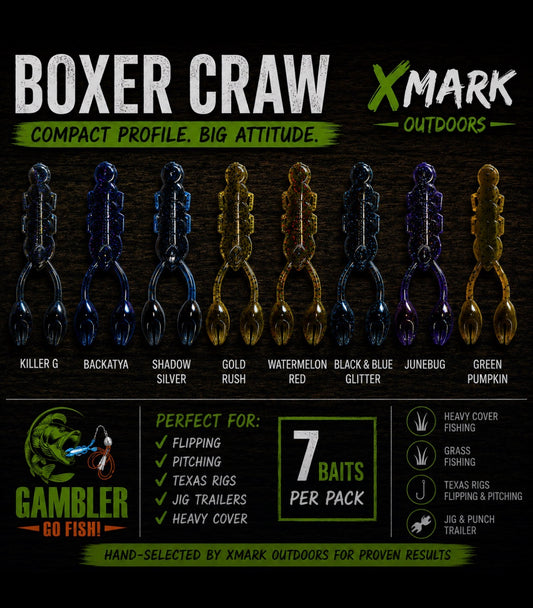 Gambler Boxer Craw Creature Bait