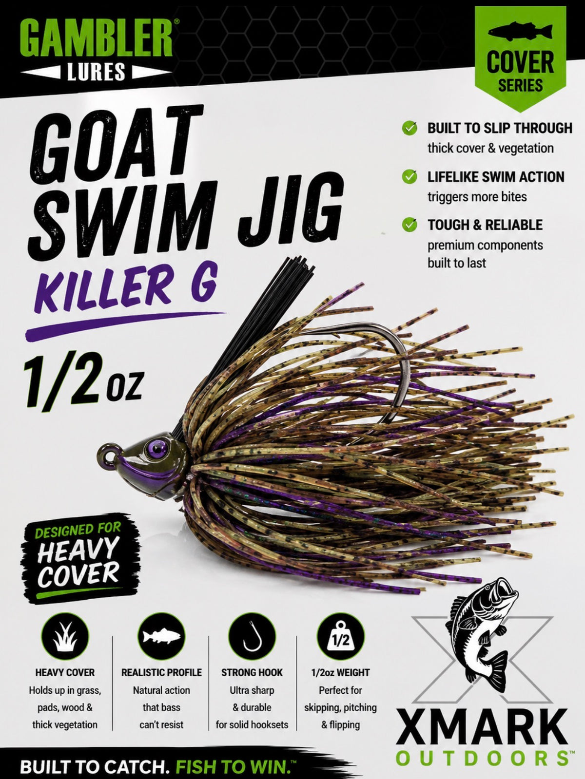 Gambler GOAT Swim Jig