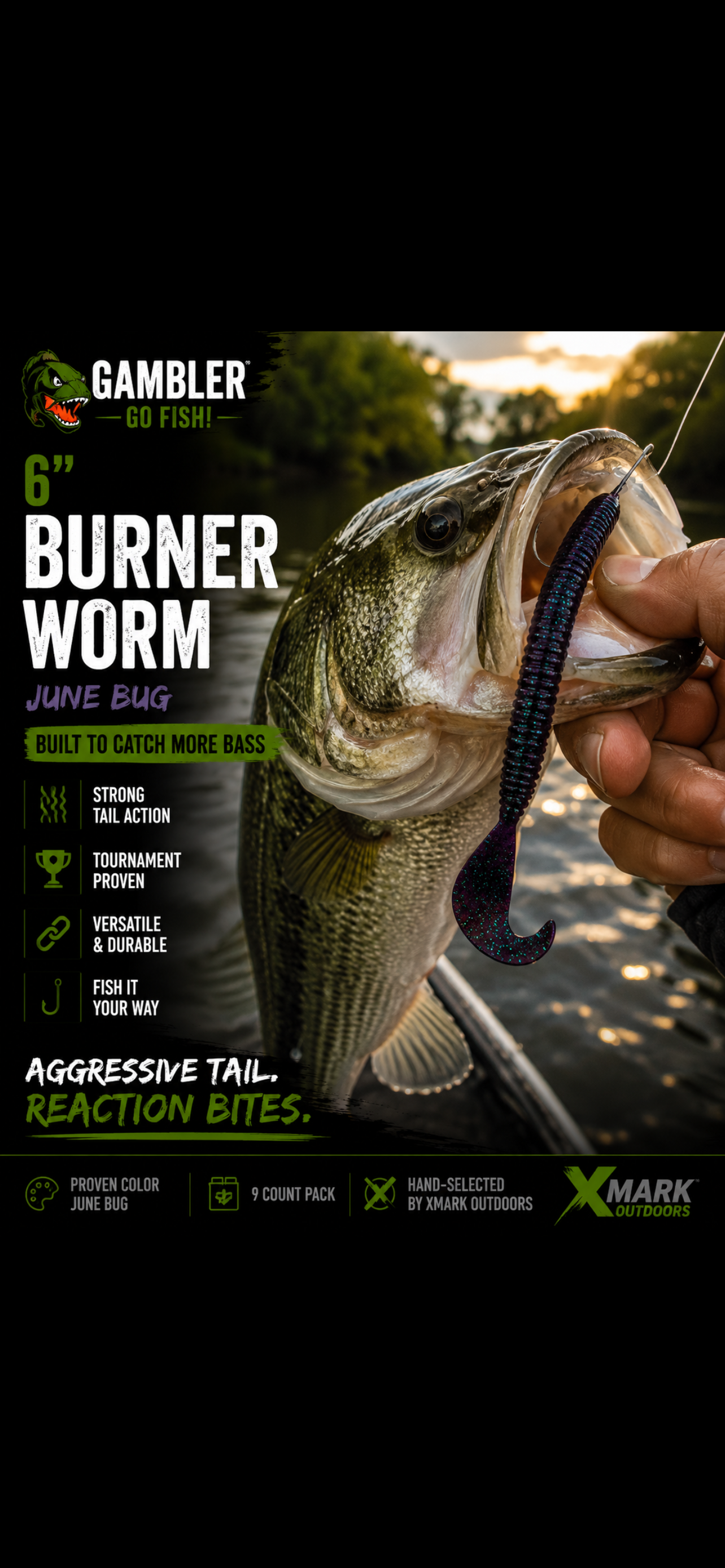 Gambler 6” Burner Worm