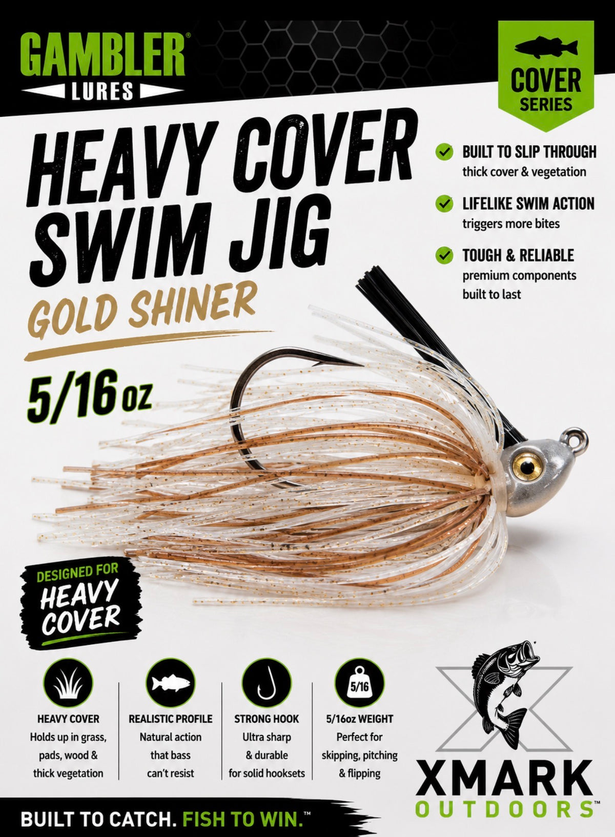 Gambler Heavy Cover Swim Jig