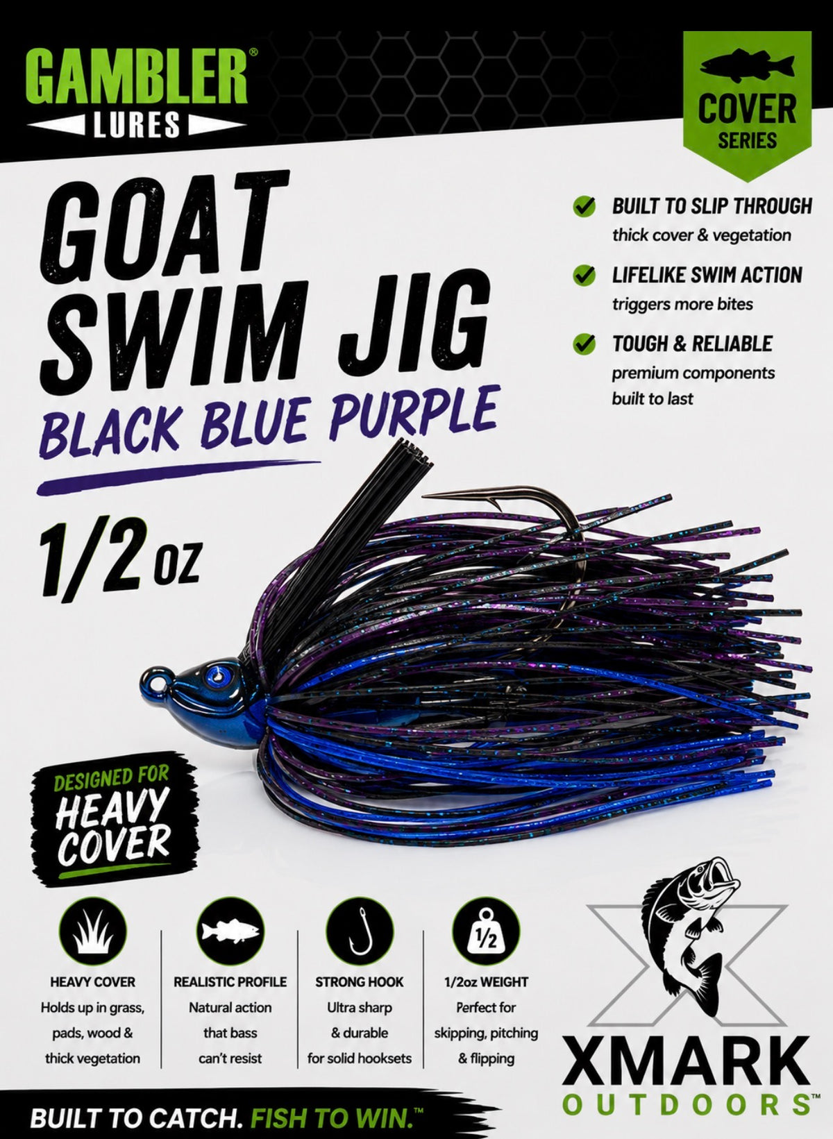 Gambler GOAT Swim Jig