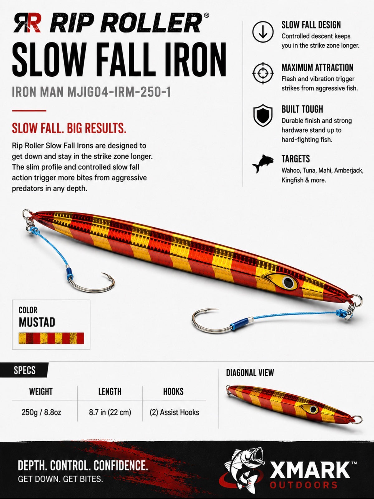 Mustad Rip Roller Slow Fall Jig