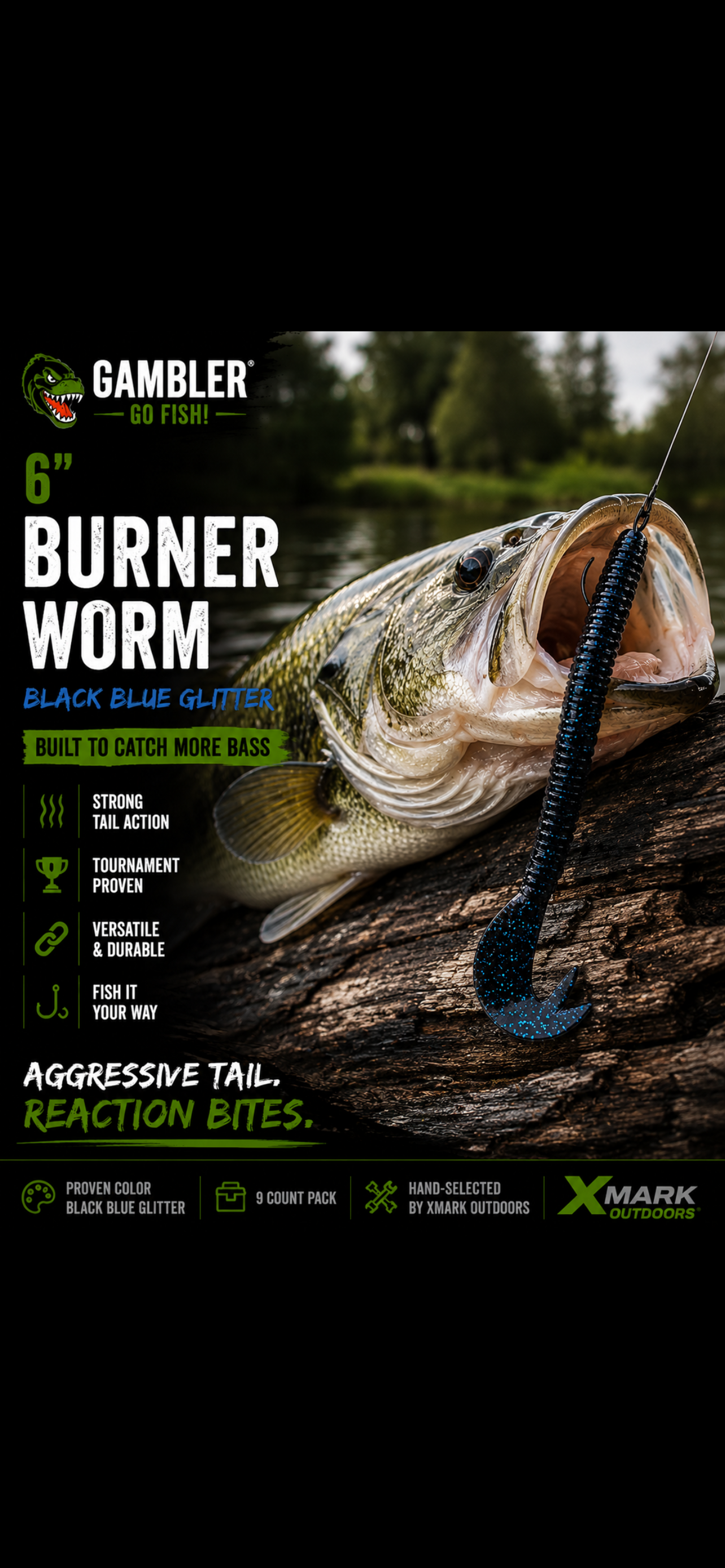 Gambler 6” Burner Worm