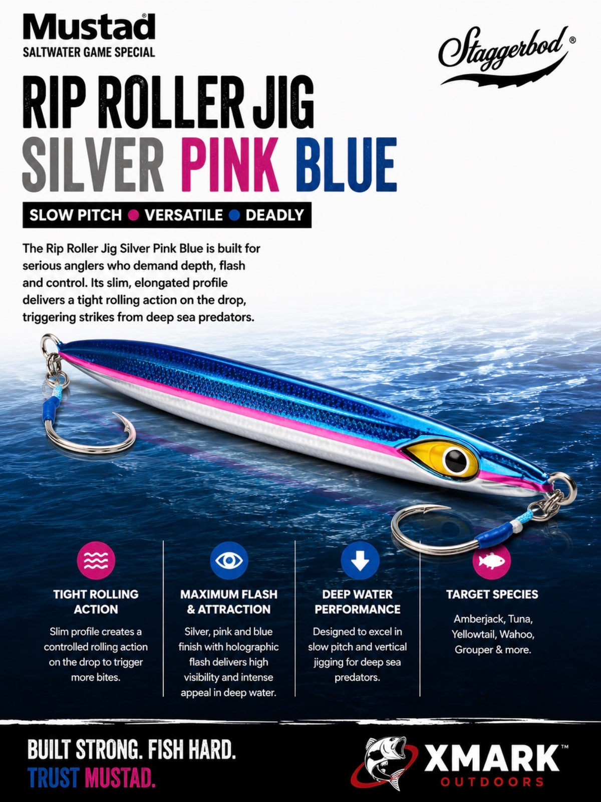 Mustad Rip Roller Slow Fall Jig