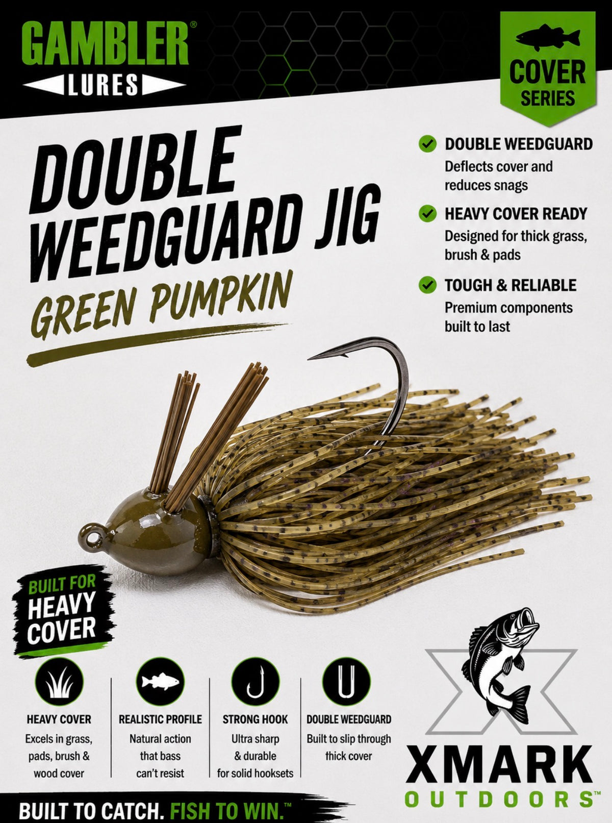 Gambler Double Weedguard Jig